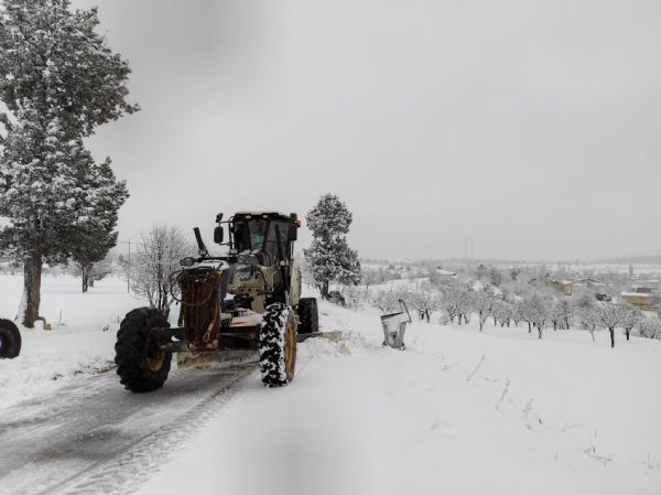 Glnar Belediyesi Karda Teyakkuza Geti