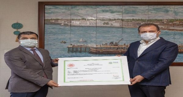 Mersin Bykehir Belediyesine sfr atk belgesi