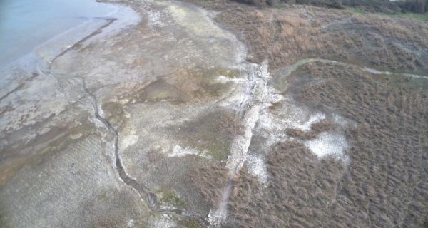 Sular �ekildi y�zy�llar �ncesinde yap�lan tarihi yol dikkat �ekti