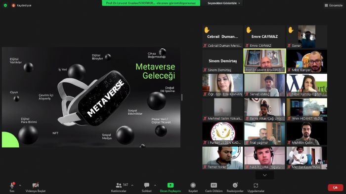 Kariyer Merkeziden Metaverse Dnyasnda Kariyer Konulu Online Etkinlik 