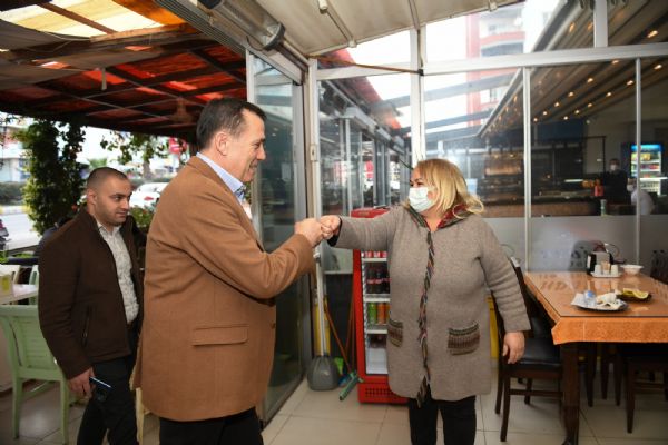 Bakan zyiit, niversite Caddesi Esnafn Gezdi