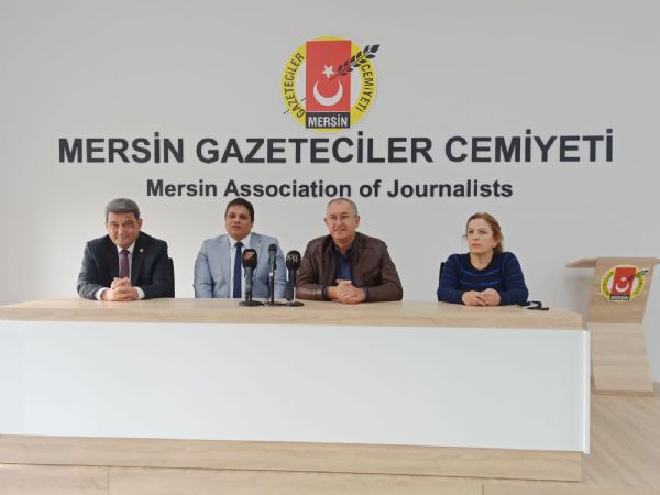 CHP Milletvekili Sertel, Mersin Gazeteciler Cemiyetini Ziyaret Etti