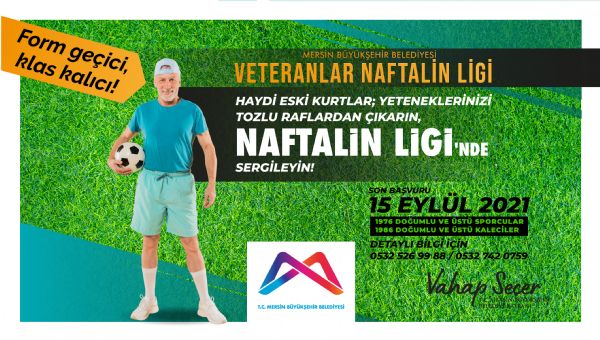 Mersin Bykehirden Veteranlar Naftalin Ligi 