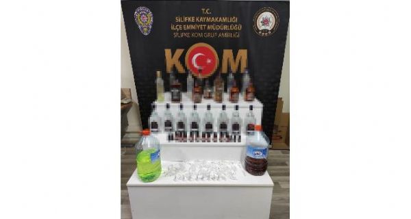 Silifke’de 39 litre sahte iki ele geirildi