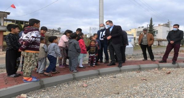 Yeni�ehir Belediyesi, Deniz Mahallesine yeni bir park yap�yor