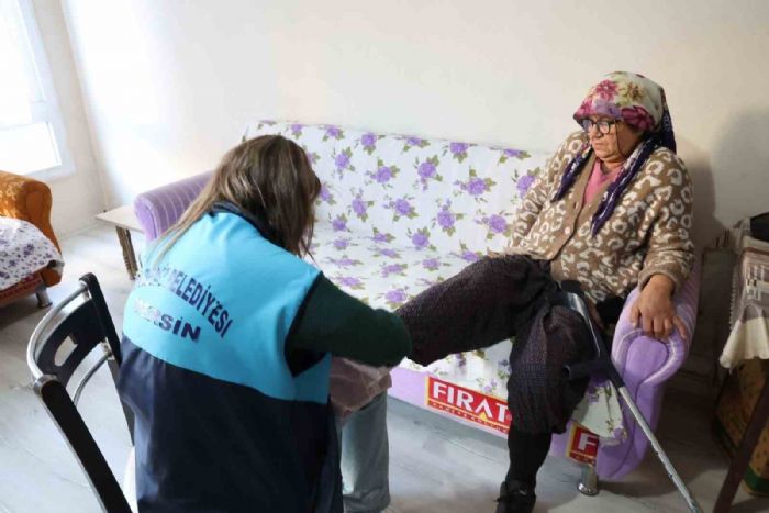 Akdeniz Belediyesinden 500 haneye evde temizlik ve kiisel bakm destei