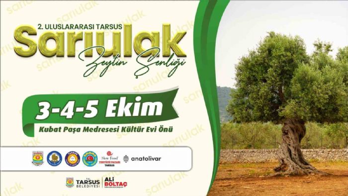 Tarsusta Sar Ulak Zeytin enlii 3 Ekimde balyor