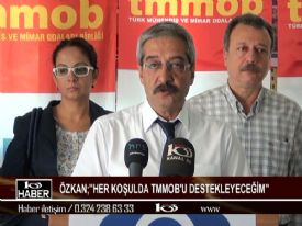NAAT MHENDSLER ODASI MERSN UBE BAKANI VEYSEL ZKAN, ADAY ADAYLII N TMMOB L KOORDNASYON KURULU SEKRETERL GREVNDEN STFA ETT
