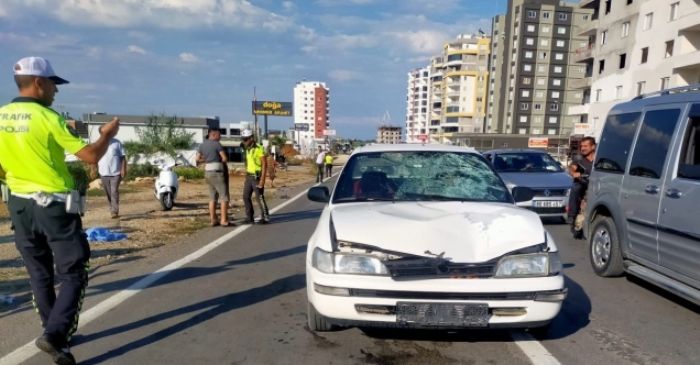 Mersin’in Erdemli lesinde Otomobilin arpt Kii Hayatn Kaybetti