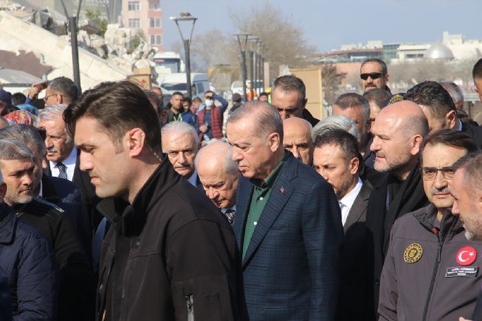 Cumhurbakan Erdoan ve MHP Lideri Baheli Hatay’da