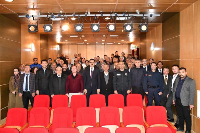 GLNARLI MUHTARLAR LE DEERLENDRME VE STARE TOPLANTISI YAPILDI
