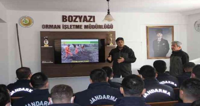 Bozyaz’da Jandarma Personele Yangn Eitimi